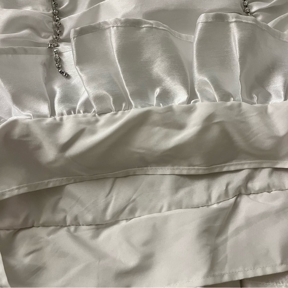 Short Mermaid shape skirt white - Picture 4 of 7